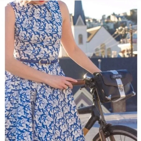 knee length dresses for ladies CLOSET LONDON BROWN MIDI A-LINE DRESS – L's Boutique Magherafelt main image 0